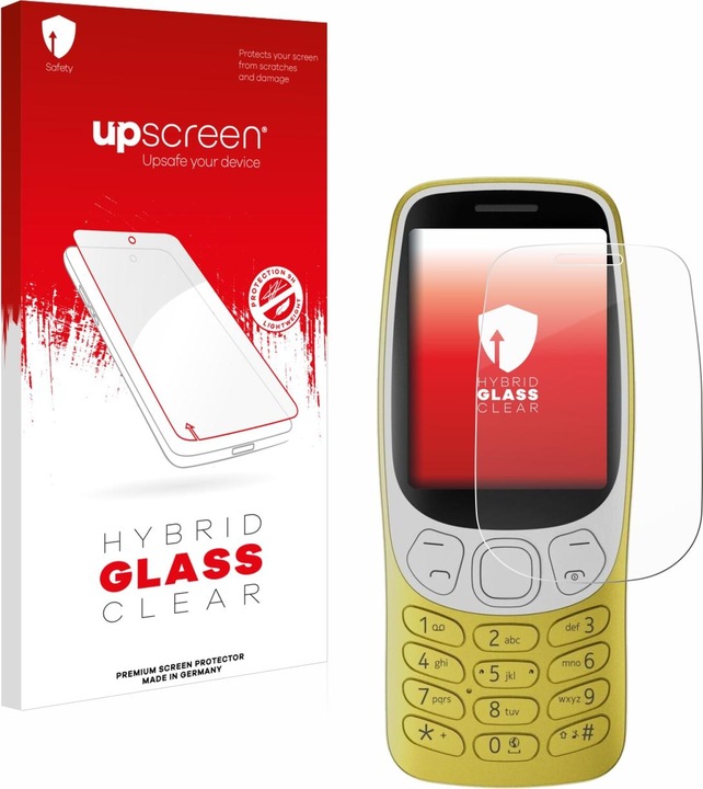 Immagine prodotto upscreen Vetro protettivo Pellicola protettiva vetro Pellicola protettiva schermo trasparente (1 Pezzo/i, Nokia 3210)