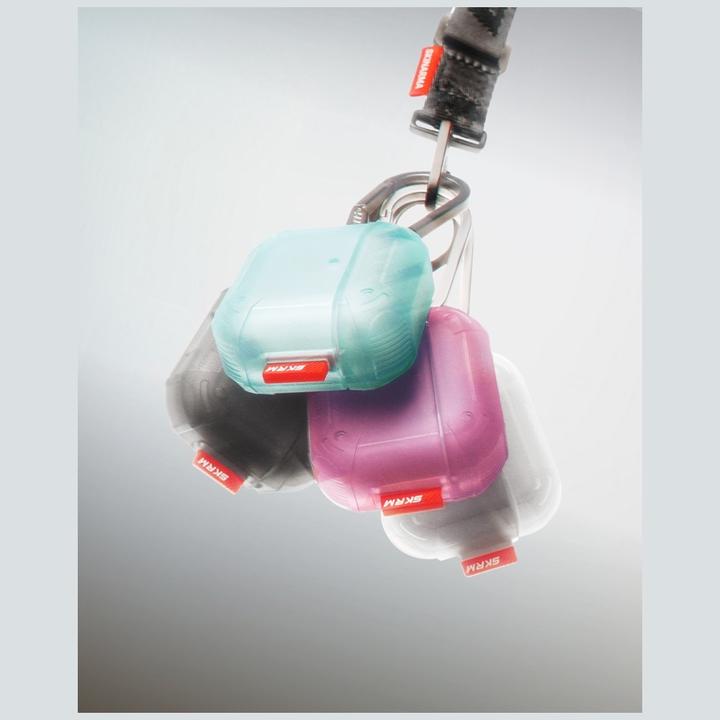 Produktbild Skinarma Case Mecha CE for AirPods 4 smoke (Kopfhörer Hülle)