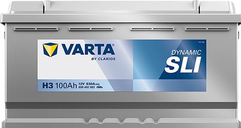 Image du produit Varta Silver Dynamic H3 (12 V, 100 Ah, 830 A)