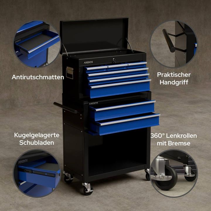 Actual product image Arebos Werkzeugwagen