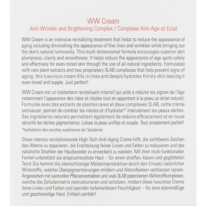 Image du produit 3Lab WW Cream (58 ml, Crème 24h)
