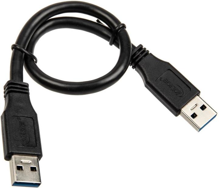Productafbeelding InLine USB 3.0 kabel, type A naar type A (0.30 m, USB 3.0)