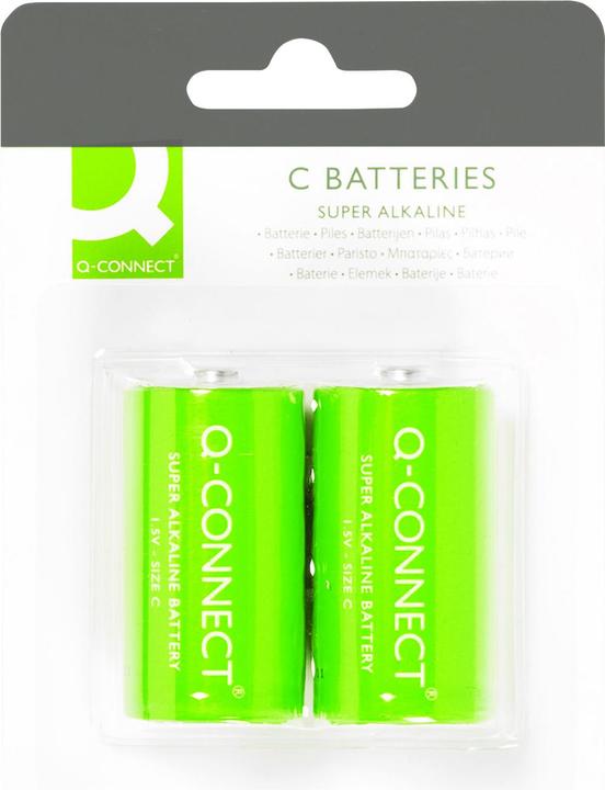 Produktbild Q-Connect Alkaline (2 Stk., C, 5700 mAh)
