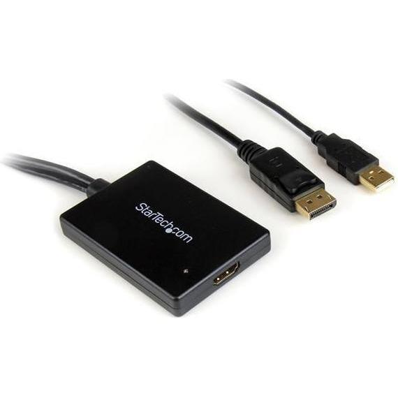Thumbnail - StarTech DisplayPort auf HDMI Adapter / Konverter mit USB Audio mit bis zu 1920x1200 - DP (M) und USB (Ste... (HDMI, 70 ...