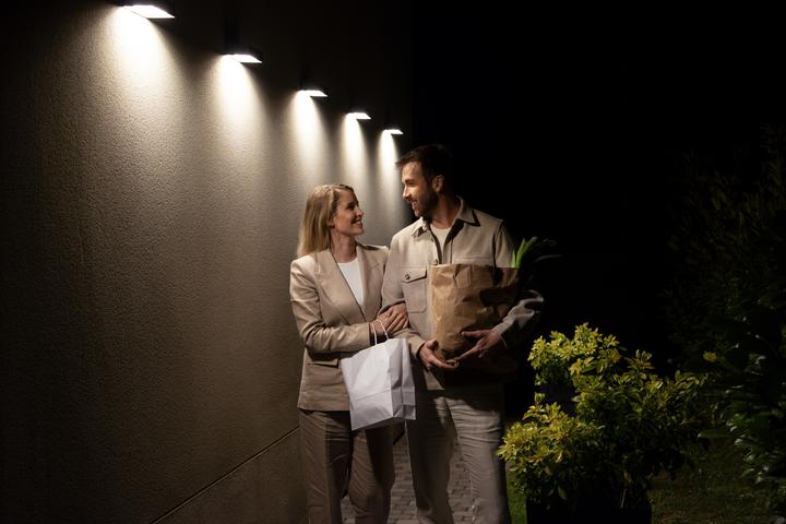 Image du produit Osram Endura Style Solar Bricklume Capteur large blanc (850 lm, IP65)