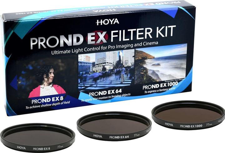 Produktbild Hoya PRO ND EX Filter Kit 8/64/1000 (82 mm, ND- / Graufilter, 82 mm)