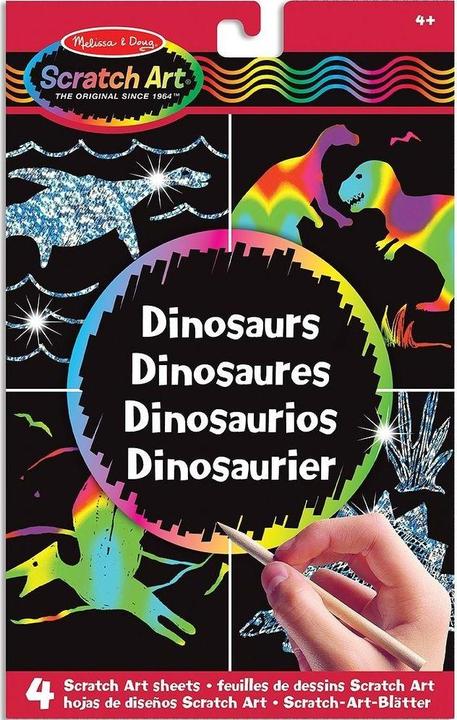 Produktbild Melissa & Doug Scratch Art Dinosaurier
