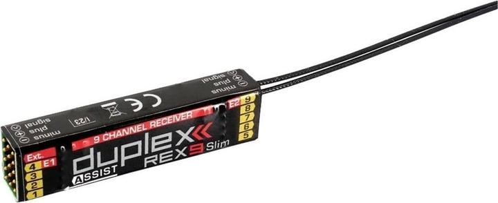 Produktbild Jeti DUPLEX REX 9 Slim Assist 9-Kanal Empfänger 2,4 GHz