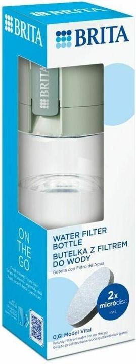 Actual product image Brita Vital green 2-disc filter bottle (0.60 l)