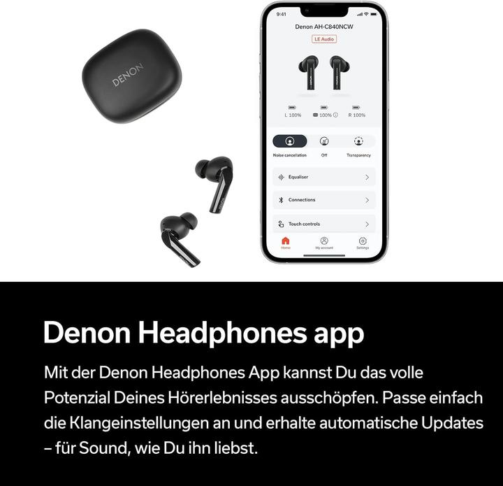 Actual product image Denon AHC840NCW (ANC, 35 h, Wireless)