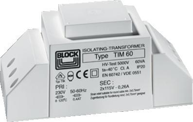 Produktbild Block Trenntransformator 200VA Serie TIM