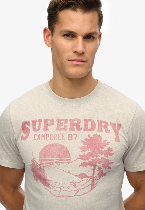 Immagine prodotto Superdry Locker geschnittenes einfarbiges Lo-Fi Outdoor T-Shirt (S)