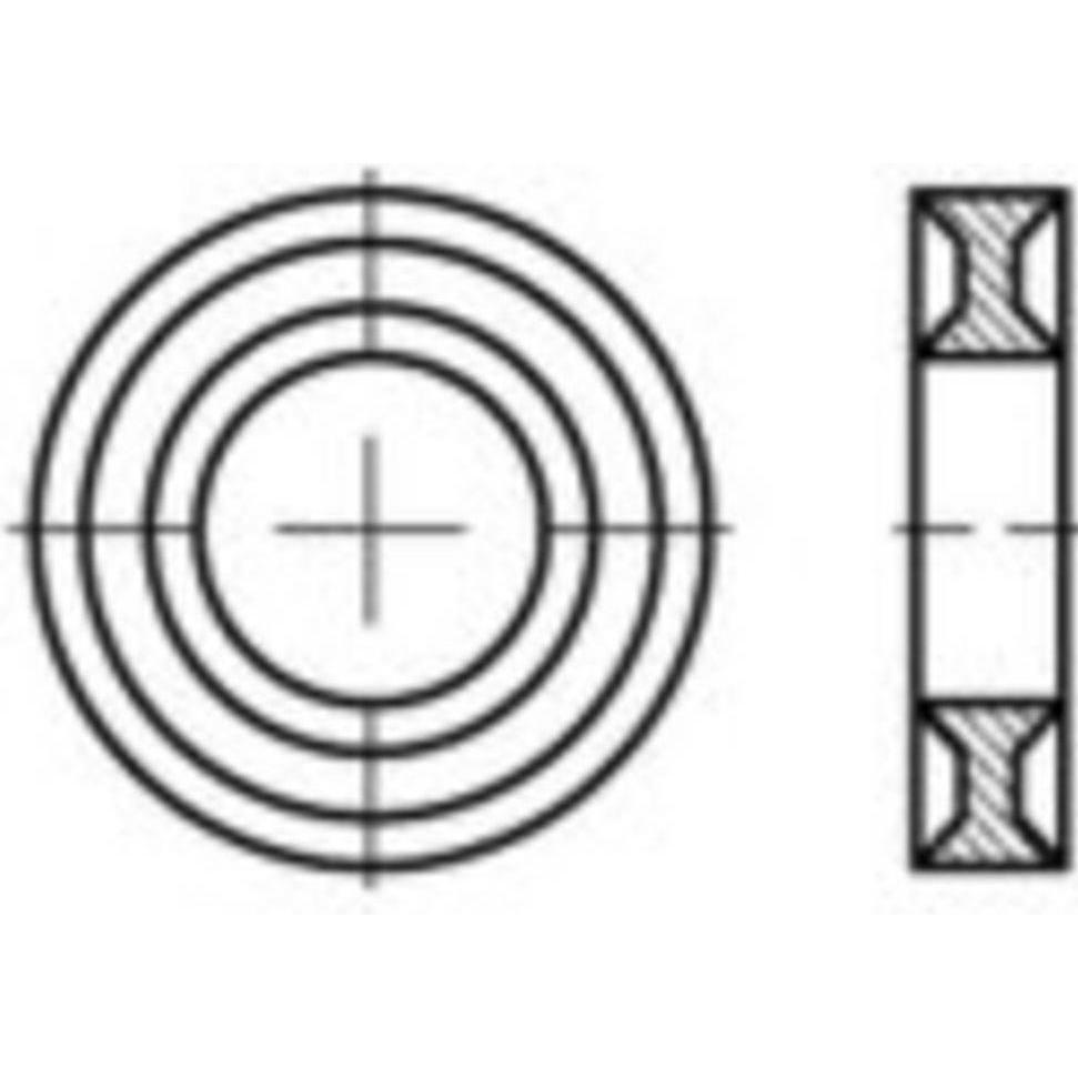 Alstertaler, Dadi + Rondelle, Artikel Kunststoff PA 6 naturfarben DUBO-Profilscheiben für Sechskantschrauben Abmessung: 243