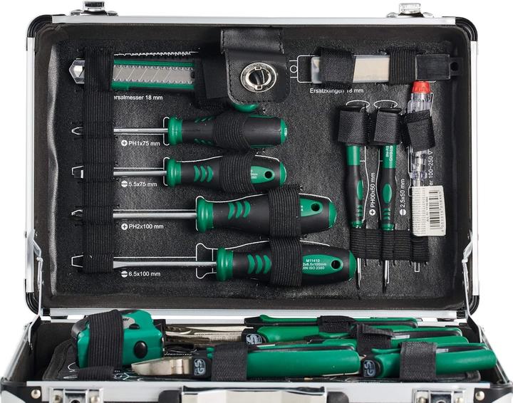 Actual product image Mannesmann Toolbox (90 pieces)