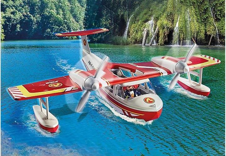 Immagine prodotto Playmobil Aereo antincendio con funzione di estinzione (71463)