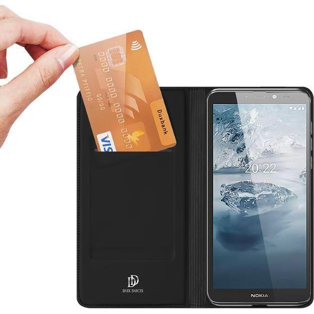 Thumbnail - Dux Ducis Skin Pro Series Bookcover (Nokia C2 2nd Edition), Smartphone Hülle, Schwarz
