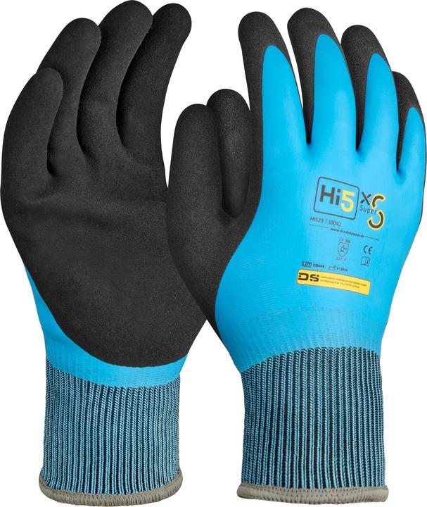 Produktbild Hi5 13G Polyester/Acril Winterhandschuhe mit doppelter Beschichtung, inkl. Daumen (9)