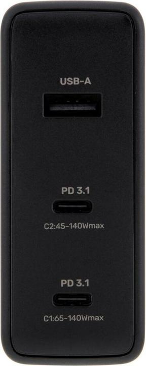 Actual product image Unitek ŁADOWARKA GAN 2X USB-C USB-A 140W (140 W)