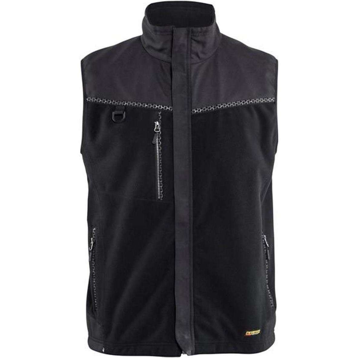 Blakläder, Herren, Weste, winddichte Fleeceweste 3855, Schwarz, (S)