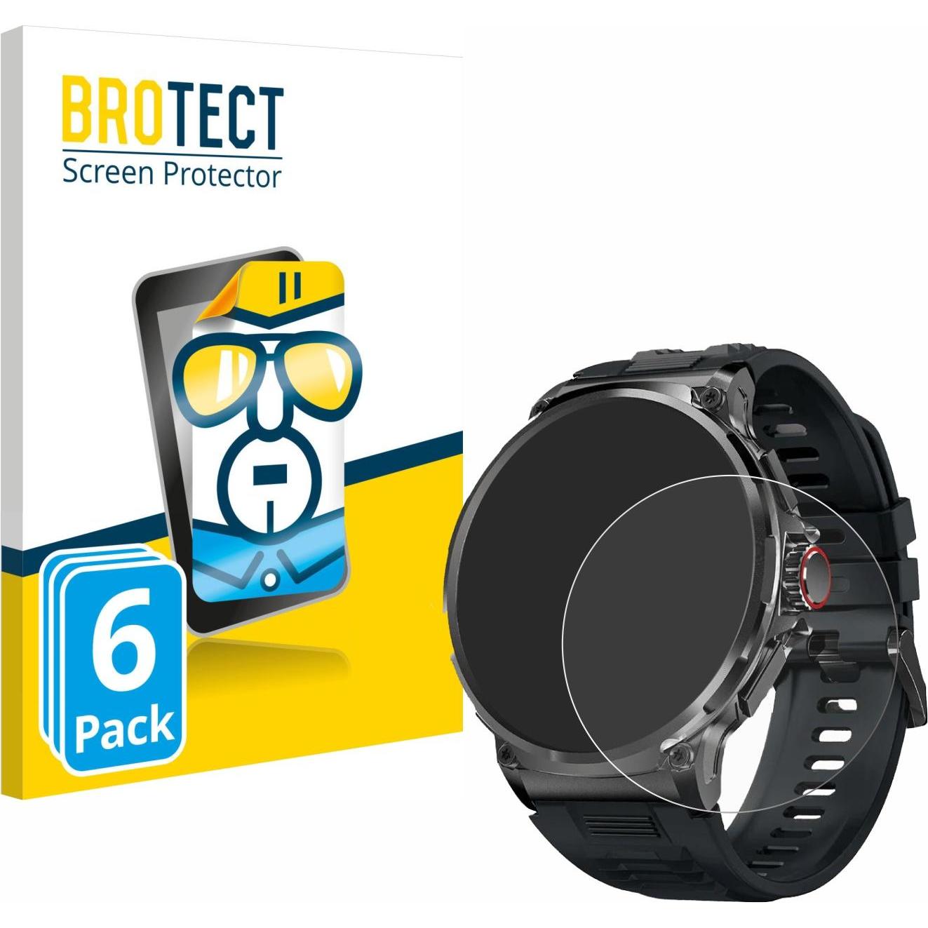 BROTECT Schutzfolie Displayschutz Displayschutzfolie Folie Klar Transparent, Smartwatch Schutzfolie, Transparent