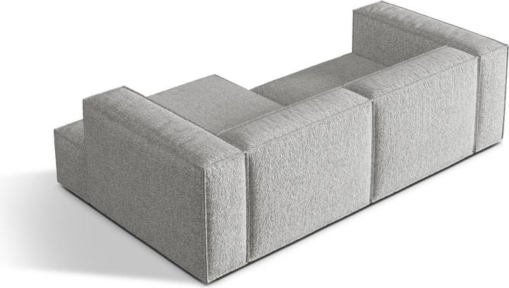 Image du produit Micadoni Canapé D'Angle Droit Modulaire, "Nuria", 3 Places, 147x252x72 Fabriqué en Europe (Canapé d’angle, Canapé modulaire)