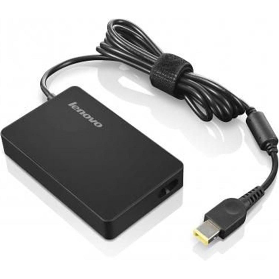 Lenovo AC ADAPTER slim 65W 20VDC 2P W (65 W), Notebook Netzteil, Schwarz
