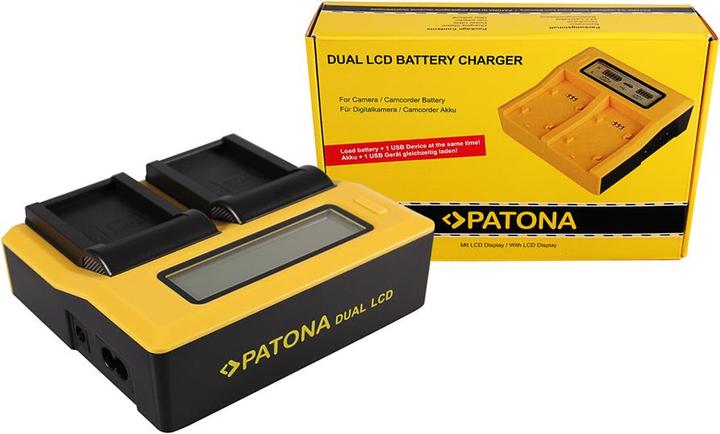 Actual product image Patona Canon LP-E17 Dual LCD (Camera battery charger)