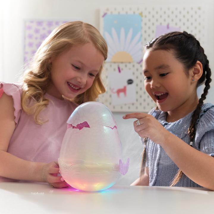 Actual product image Hatchimals Puffacorn Alive Secret Hatch