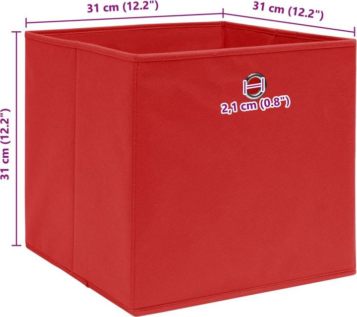Actual product image vidaXL Aufbewahrungsbox (32 cm, 10x)