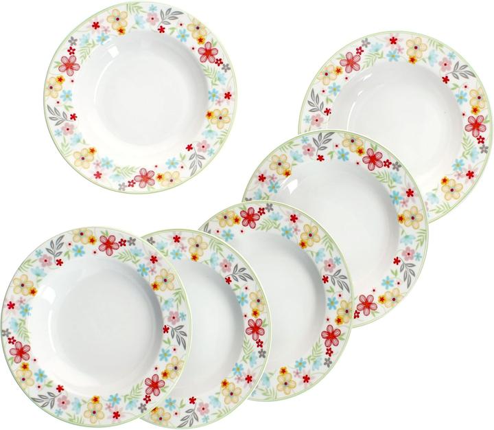 Immagine prodotto MamboCat Blümchen Suppenteller-Set (6x)
