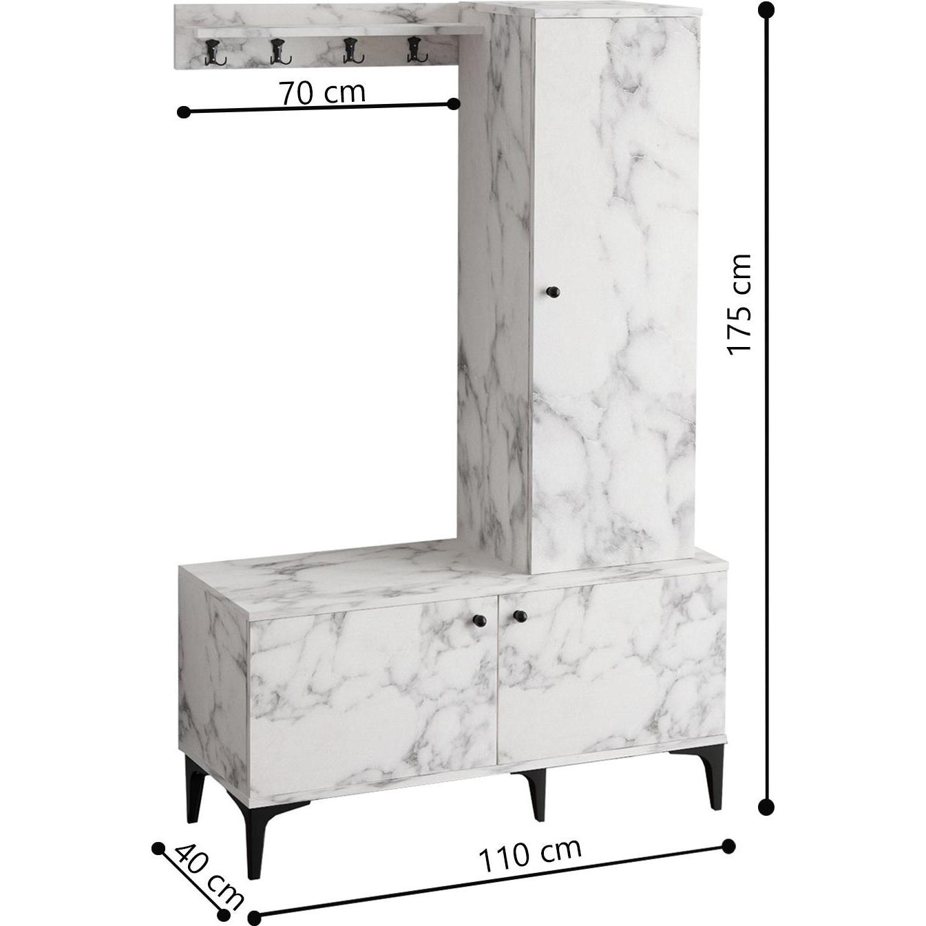 Thumbnail - Hanah Home, Garderobe + Kleiderhaken, Lex