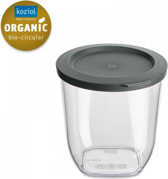Immagine prodotto Koziol Vaso di conservazione Connect Dry S 1 l, Grigio Scuro (1 l)