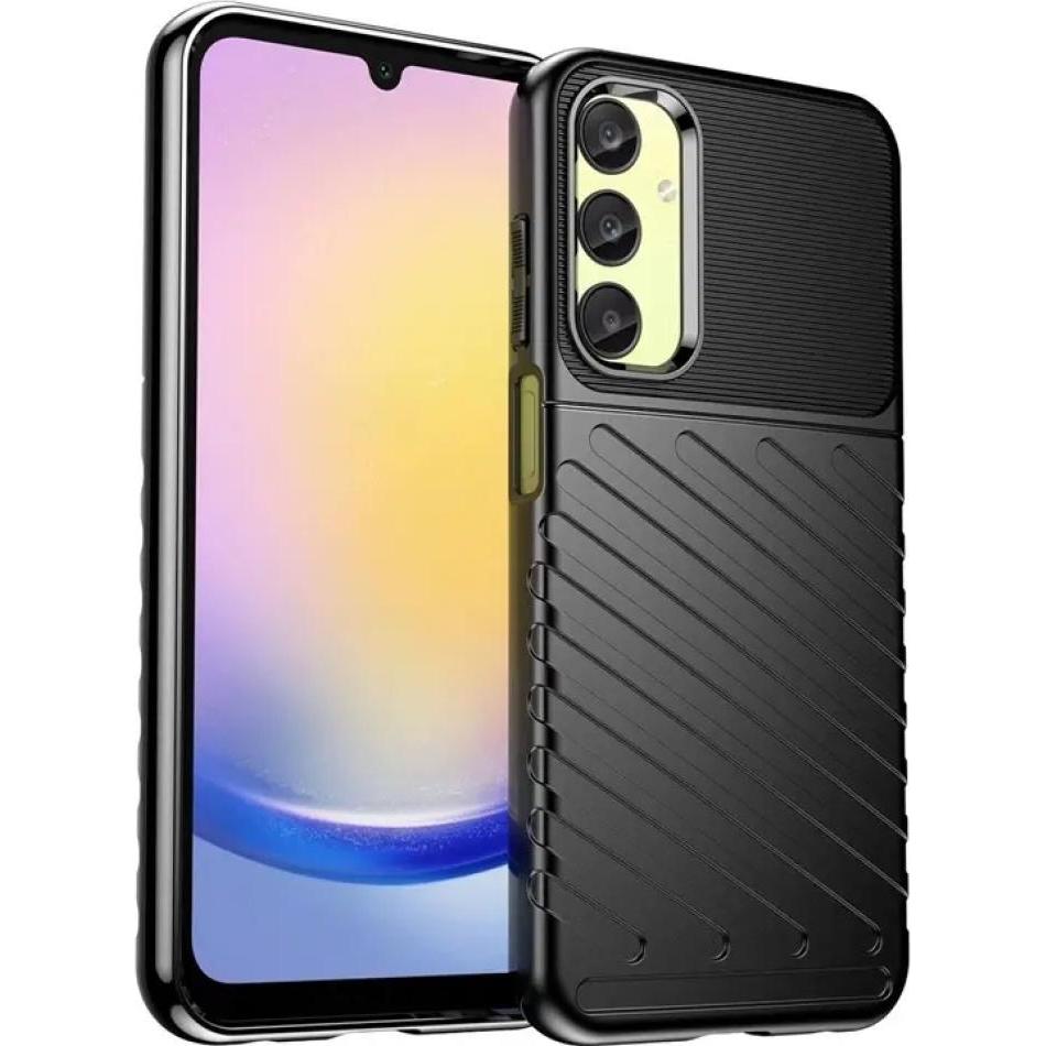 Thumbnail - Screenguard Samsung Galaxy A25 5G SpaceCase Impact-Resistant Hülle (Samsung Galaxy A25 5G), Smartphone Hülle, Schwarz