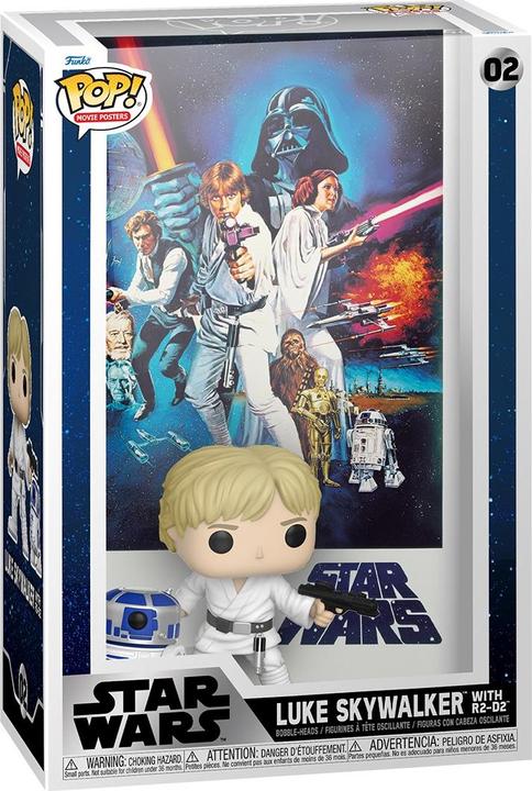 Actual product image Funko POP! Movie Poster Star Wars Luke Skywalker R2-D2 (02)