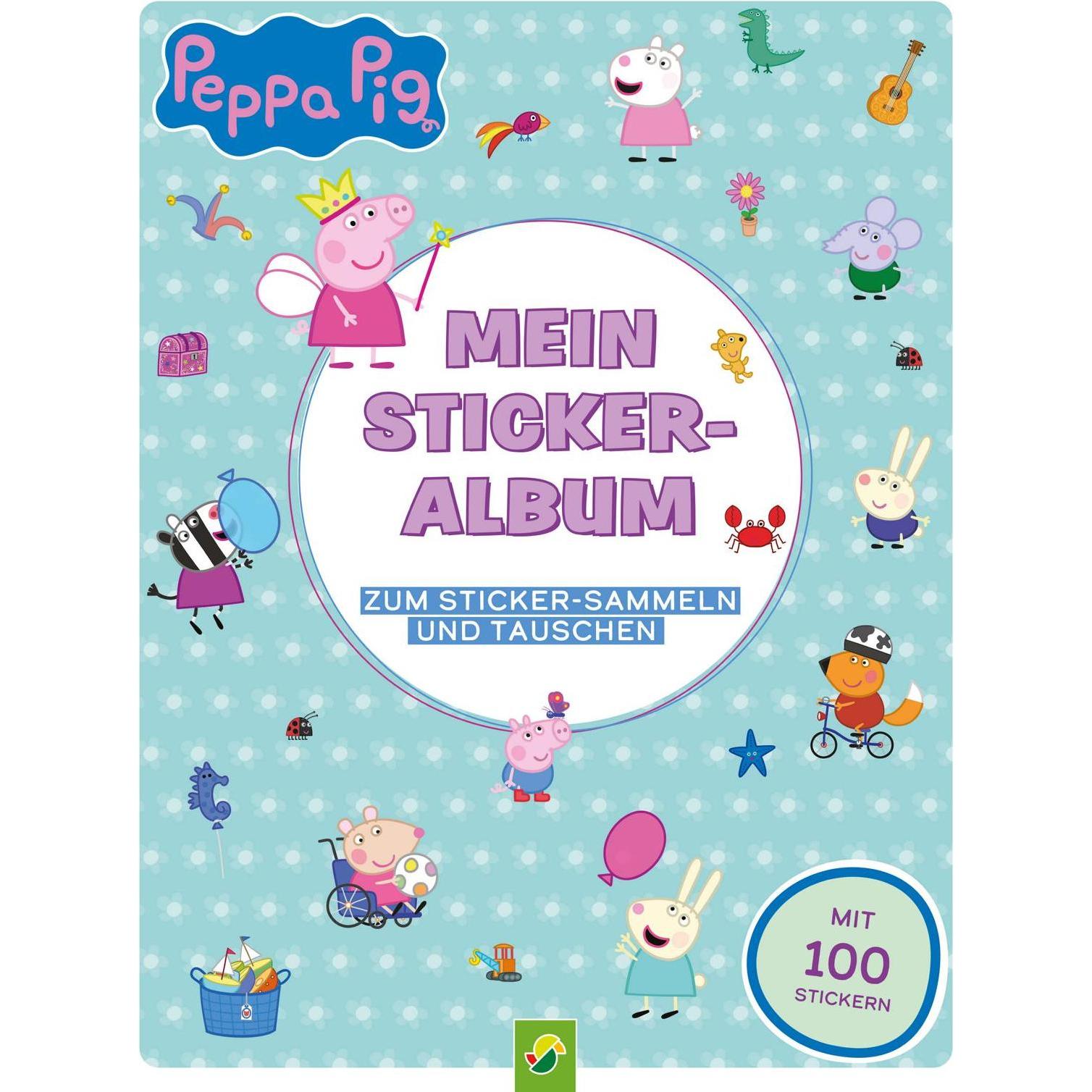 Schwager & Steinlein, Sticker, Peppa Pig Mein Stickeralbum mit 100 Stickern