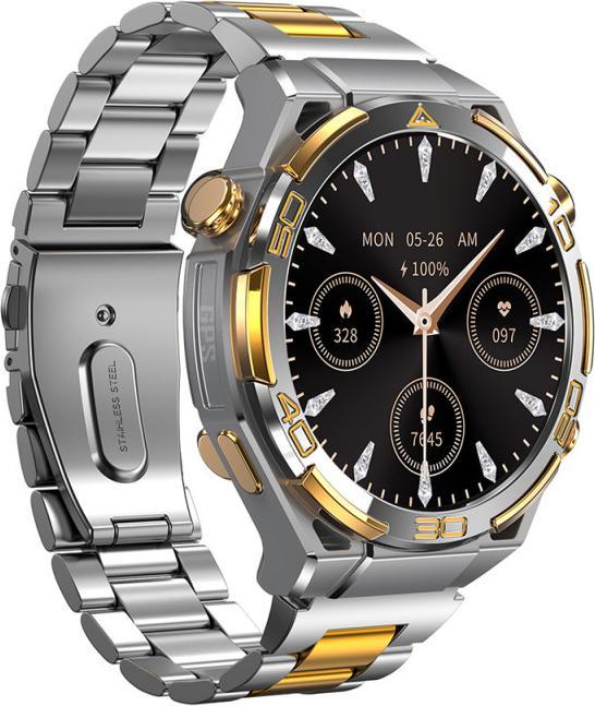 Produktbild Blackview W90 Pro (Montre connectée - 1.43" - Appels Bluetooth) Argent (48.60 mm)