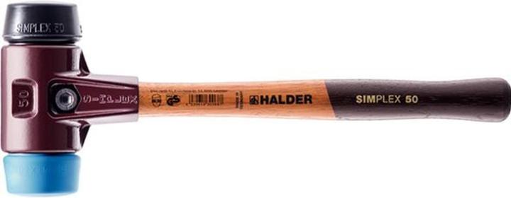 Actual product image Halder SIMPLEX soft-face hammer 60 TPE-soft/GUMMIK. TE SIMPL (1480 g)