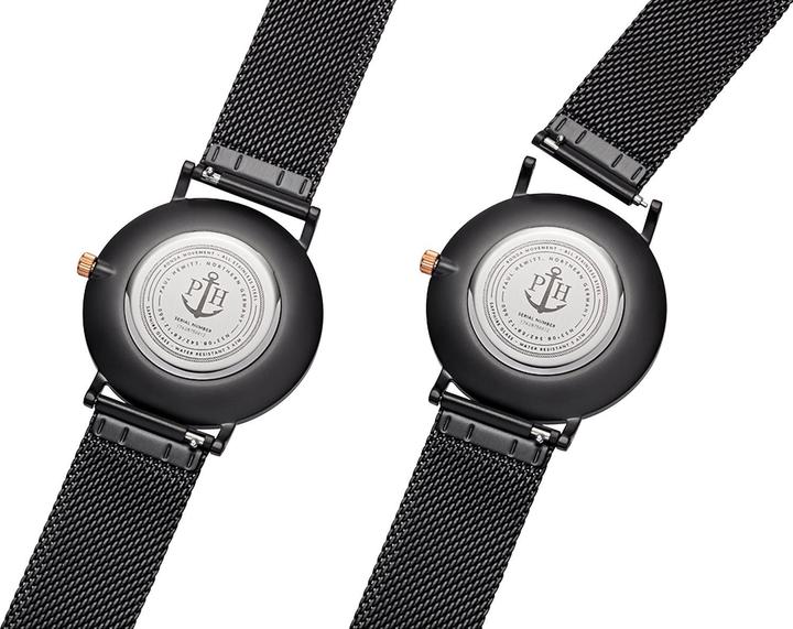 Immagine prodotto Paul Hewitt Linea Sailor Black Sunray (Orologio da polso analogico, 39 mm)