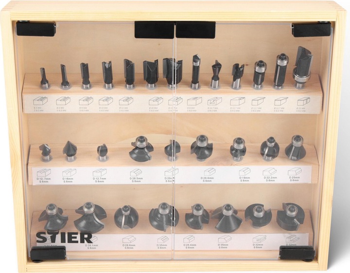 Actual product image Stier Fräsersortiment 30-teilig