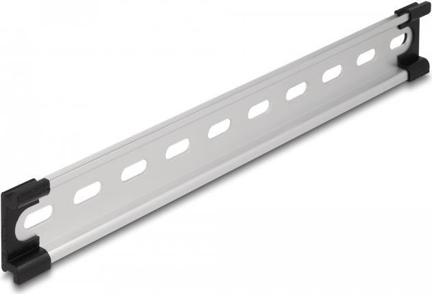 Produktbild Delock Hutschiene 35 x 7,5 mm, 10 aus Aluminium, Schlitzlöchern