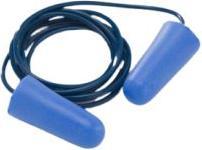 Actual product image RS PRO Disposable earplugs EN352, elastomer blue, SNR 37dB, 200 pairs