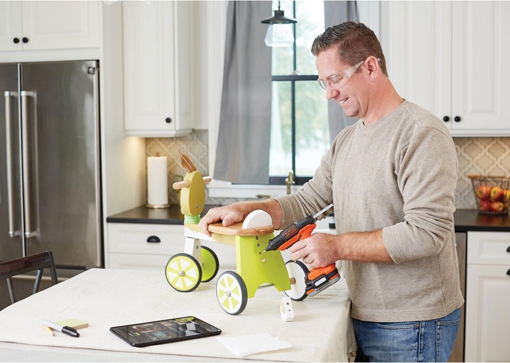 Actual product image Black & Decker Battery hot glue gun