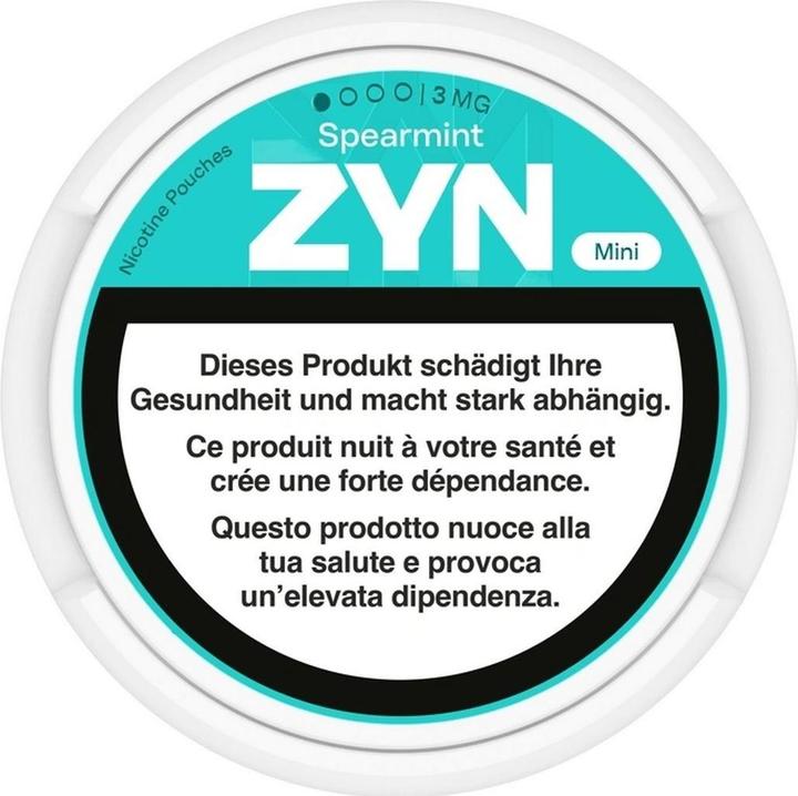 Produktbild Zyn Spearmint Mini Medium (Nicotine Pouches, 3 mg)