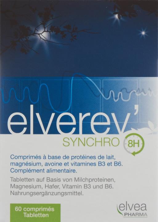 Actual product image Elverev' Synchro 60 tablets (60 pcs., Pills, 75 g)