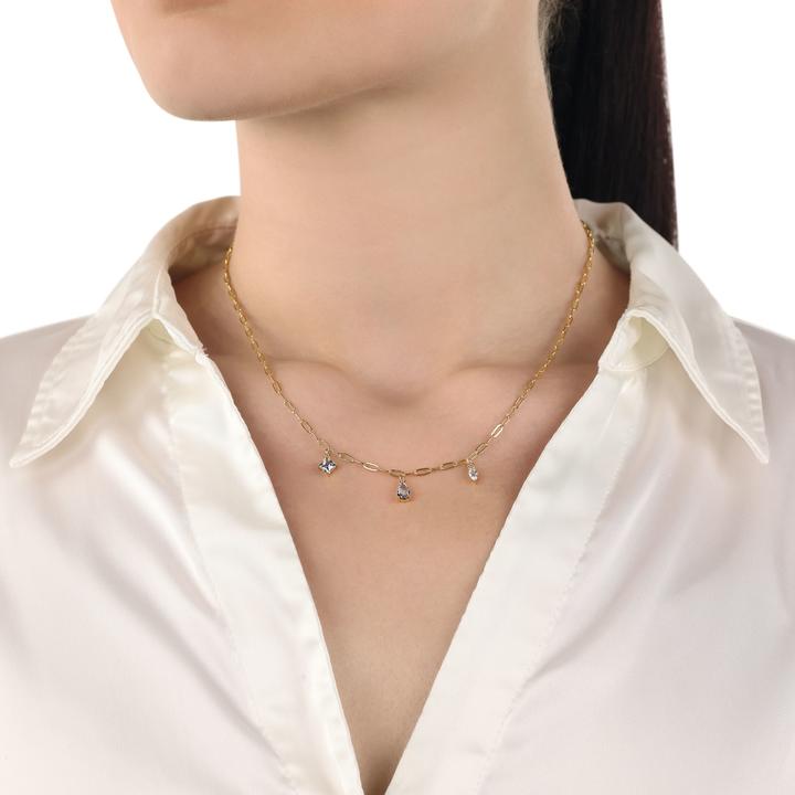 Immagine prodotto Amor Collana per donna, argento 925, vetro (Argento 925)