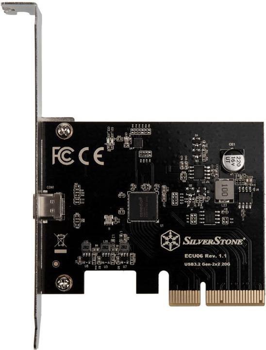 Produktbild Silverstone SST-ECU06 - SuperSpeed USB 20Gbps, PCI Express Gen3 x4 lanes, transfer rate up to 32GT/