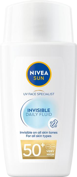 Productafbeelding NIVEA Huidcrème Specialist Invisible Daily Fluid SPF 50+ 40 ml (SPF 50+, 40 ml)