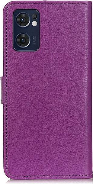 Image du produit MU Classic Série de couvertures de livre en cuir Litchi (OPPO Reno7 Z 5G)