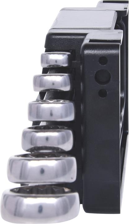 Produktbild KS Tools EDELSTAHL Ringmaulschlüssel-Satz, 15° Gabelstellung, 6 Teile (19 mm, 8 mm, 10  mm, 14 mm, 18 mm, 11 mm, 12 mm, 17 mm, 15 mm, 13 mm, 9 mm, 16 mm)