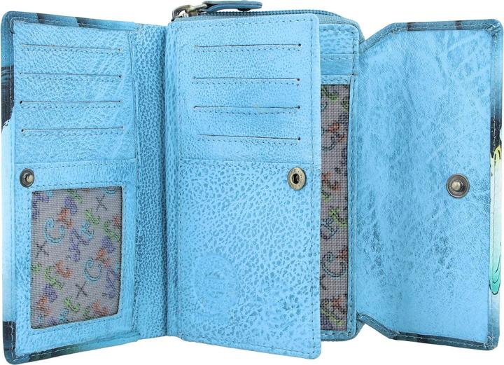 Actual product image Greenland Nature Art+Craft wallet RFID leather 15 cm
